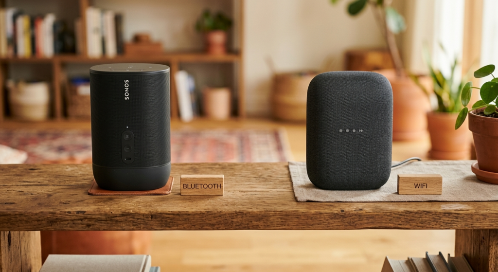 Bluetooth vs WiFi højttalere: Hvilket har bedst lydkvalitet og batteritid?